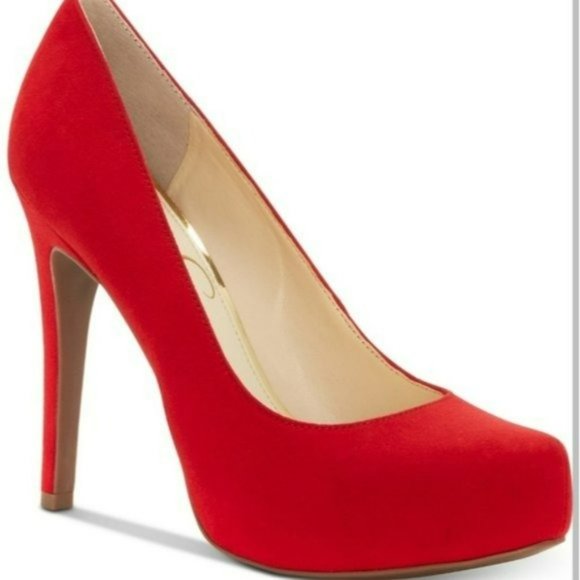 Jessica Simpson Shoes - Jessica Simpson Parisah Platform Pumps Red -10